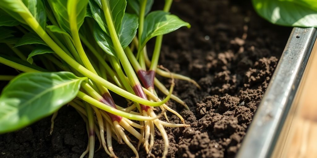 Boutures de plantes saines prêtes pour l'enracinement.